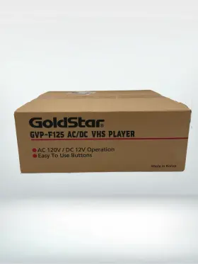 Gvp-f125 Goldstar Lg Model Ac/dc Vhs Player New In Box