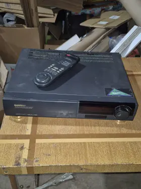 Gvr-a485 Goldstar Vtg 4 Head Hi-fi Vcr With Remote Tested Made In Korea