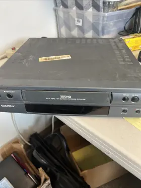 Gvr-c435 Goldstar Vcr Vhs Player Hq 4head Onscreen Programming Needs Repair