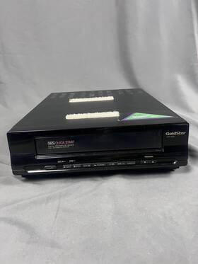 Goldstar Vcp-105m Vcr Model Vhs Player Vintage