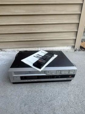 Vt-43 Hitachi 43ay Vintage Vcr Model # Ay With Remote And Manual Works