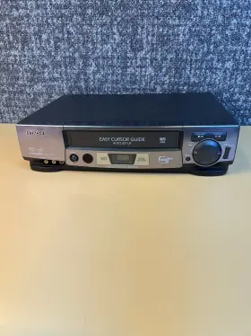 6404 Hitachi Video Cassette Recorder Mod Fx Vcr Plus Tested No Remote