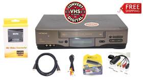 Hitachi Vr8856 Vcr Player Converts Vhs To Digital File By Usb 2.0 Capture Converter
