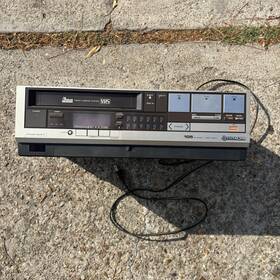 Hitachi Vt-35a Vtg Video Deck Vcr Vhs Woodgrain Japan Rare Parts Only