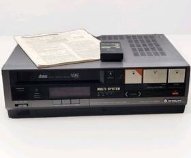 Hitachi Vt-38em Multi-system Vcr Deck Pal/ntsc/secam Partially Tested Parts Only