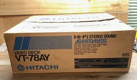 Hitachi Vt-78ay Rare Vt- 78ay Vhs Vcr Video Cassette Recorder Adjustomatic
