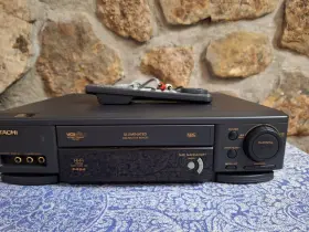Vt-f494a Hitachi Hi-fi Stereo Auto Clock Set F494 Vhs Video Rec Model Works Vt-f494a Hitachi Hi-fi Stereo Auto Clock Set F494 Vhs Video Rec Model Works