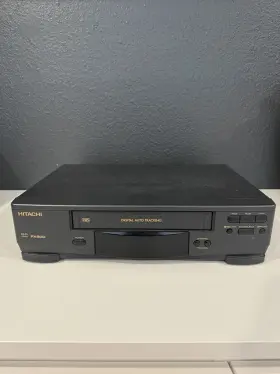 Vt-fx600aw Hitachi Vt-fx600 Vcr Vhs Player Hi-fi Stereo No Remote Tested Works Great