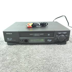 Hitachi Vt-fx6074a Vcr Hi-fi Stereo Vhs Tape Player Recorder No Remote Works