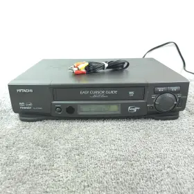 Vt-fx6074a Hitachi Vcr Hi-fi Stereo Vhs Tape Player Recorder No Remote Works