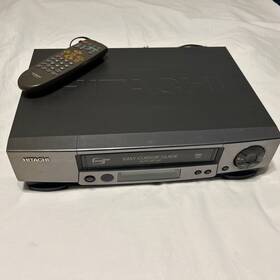 Hitachi Vt-fx6410a Vhs Player Model Vt-fx6410 With Remote