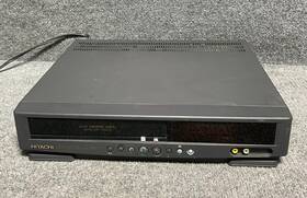 Hitachi Vt-m281a Video Deck Easy Graphic Menu Vhs In Black Color Without Remote