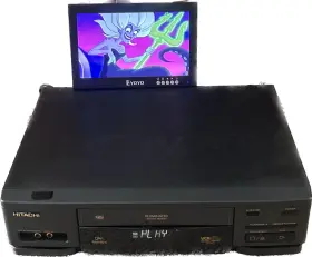 Vt-m284a Hitachi Vhs Video Player Recorder - Vcr No Remote Tested And Works