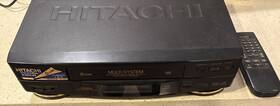 Hitachi Vt-m428e Rare Multi-system Vhs Vcr Ntsc Pal Secam With Oem Remote Working