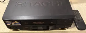 Vt-m428e Hitachi Rare Multi-system Vhs Vcr Ntsc Pal Secam With Oem Remote Working