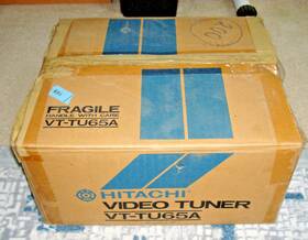 Hitachi Vt-tu65a Vintage Video Cassette Recorder Tuner - Complete New
