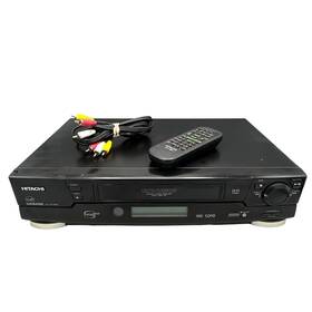 Hitachi Vt-ux6430a Vcr Vhs Player With Remote Tested Working Used Ships Quickly