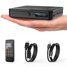 Homlab 045791473626 Mini Dvd Player With Remote Control - All Region Free 1080p Hd Small Compact