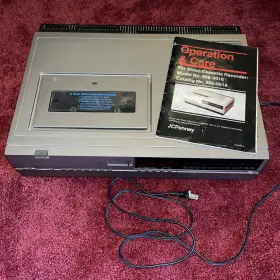 0618 J. C. Penney 855 Jcpenney Video Cassette Recorder Vcr W Operation And Care Manual - Htf See Des