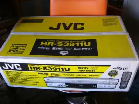 Hr-s3911u Jvc 046838160479 New Super Vhs Et Hi Fi 4 Head Stereo Video Cassette Recorder Vcr