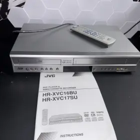 Hr-xvc17 Jvc 12151697 Dvd/vcr Vhs Player/recorder Combo With Remote