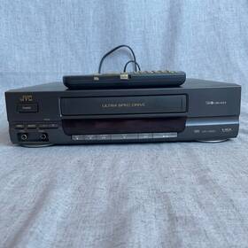 Jvc 130t2198 Vcr Ultra Spec 4 Head Vhs Player Hr-j420u With Remote Tested Working