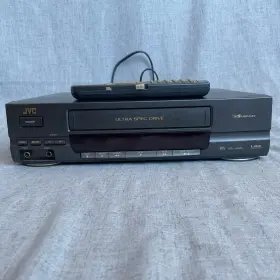 Hr-j420u Jvc 130t2198 Vcr Ultra Spec 4 Head Vhs Player With Remote Tested Working
