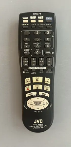 20303-009 Jvc Remote Control Lp Multi Brand Universal Nice