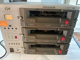 Jvc Br-7030u Professional Vhs-videorecorder 3x Duplicator Commercial