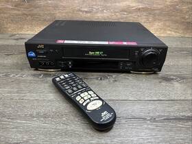 Jvc Hr-3600u Hr-s3600u Svhs Vcr Super Vhs Cassette Player Tested Working With Remote