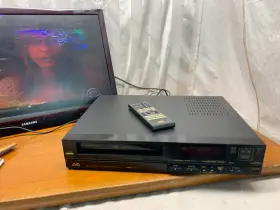 Hr-440u Jvc Vintage Video Cassette Player Recorder Vcr Hq 4 Head With Remote Japan