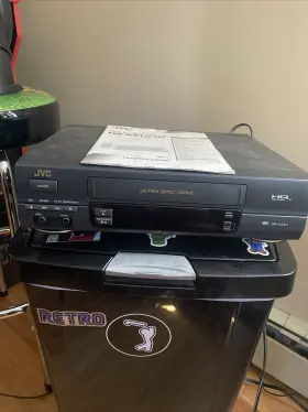 Hr-a21u Jvc Vhs Player Ultra Spec Drive With Instructions Tested. No Remote