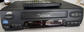 Jvc Hr-a51u Vcr Pro-cision 19u 4 Head Plug And Play Vhs Recorder #hr-a51u With Remote Tested
