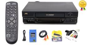 Jvc Hr-a592u Vcr Player Converts Vhs To Digital File By Usb 2.0 Capture Converter