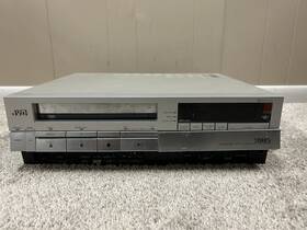 Jvc Hr-d225u Vcr Vhs Player For Parts Or Repair Only Gray Front Load