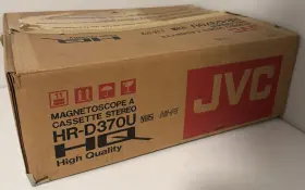 Hr-d37ou Jvc Video Cassette Recorder Vcr Hq Hifi With Original Remote - Tested