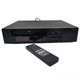 Jvc Hr-d566u 4 Head Hi-fi Hq Stereo Video Cassette Recorder Vintage With Remote