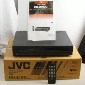 Hr-d910u Jvc Vcr Pro Serviced Remote Manual Original Box Vhs Player Recorder Hr-d910u Jvc Vcr Pro Serviced Remote Manual Original Box Vhs Player Recorder