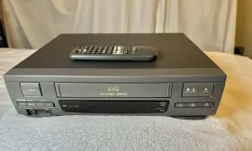 Hr-j210u Jvc Vcr Parts Only Video Cassette Recorder Vhs Tape Player With Remote