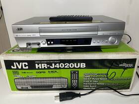 Jvc Hr-j4020ub M-pal Ntc 4 Head Vcr - Tested Working Spanish Menu Read