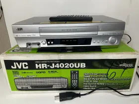 Hr-j4020ub Jvc M-pal Ntc 4 Head Vcr - Tested Working Spanish Menu Read