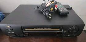 Jvc Hr-j437 Multisystem Vcr Vhs Hr-j457 Ms Ntsc Pal Mesecam Player Recorder Remote