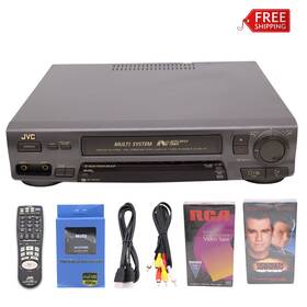 Jvc Hr-j437ms Rare Vcr Multi-system Vhs Player Pal/ntsc Av To Hdmi Converter