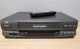 Jvc Hr-j440u Pro-cision Vcr 4 Head Hq Vhs Player With Remote Control Shuttle Plus