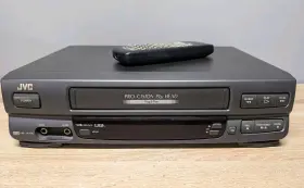 Hr-j440u Jvc Pro-cision Vcr 4 Head Hq Vhs Player With Remote Control Shuttle Plus
