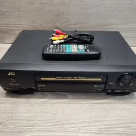 Hr-j457ms Jvc Hr-j461ms Multi System Vhs Vcr 4 Head - Pal Tested Working W Remote