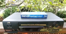 Hr-j457ms Jvc Hr-j57ms 4 Head French Secam Playback Vcr Color System And One New Vhs Tape