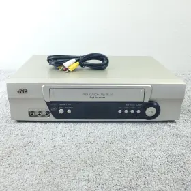 Hr-j6009um Jvc Vcr Hi-fi 4 Head Pro-cision Vhs Player Recorder No Remote Vintage Works