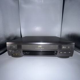 Jvc Hr-j610u Video Cassette Recorder Hi-spec Drive Da 4 Head In Gray Color