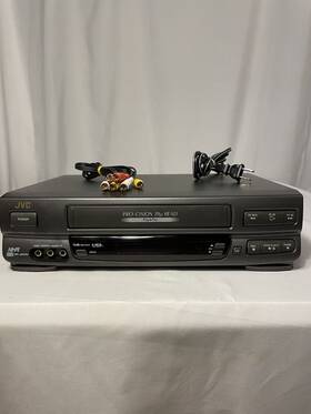 Jvc Hr-j640u Vcr Pro-cision 4 Head Hi-fi Vhs With Av Cables No Remote Tested